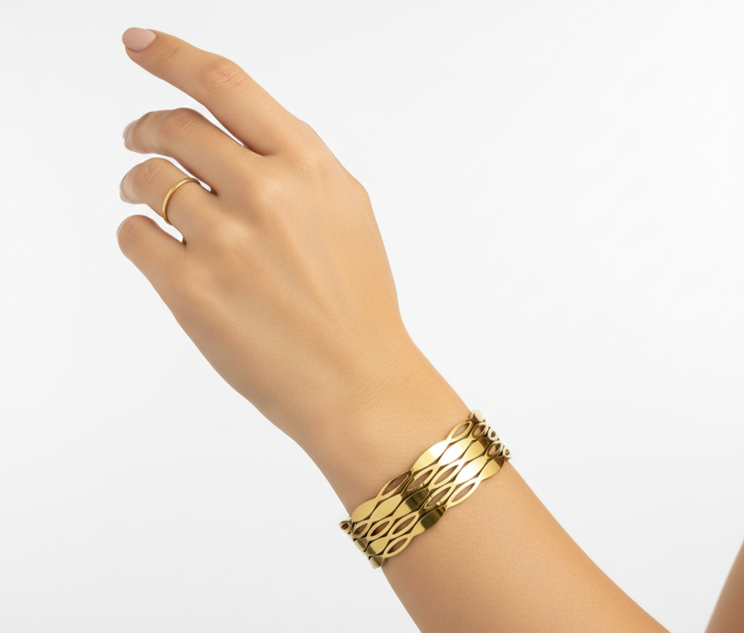 Charming Sparkling Elegant Crystal Accent Bracelet