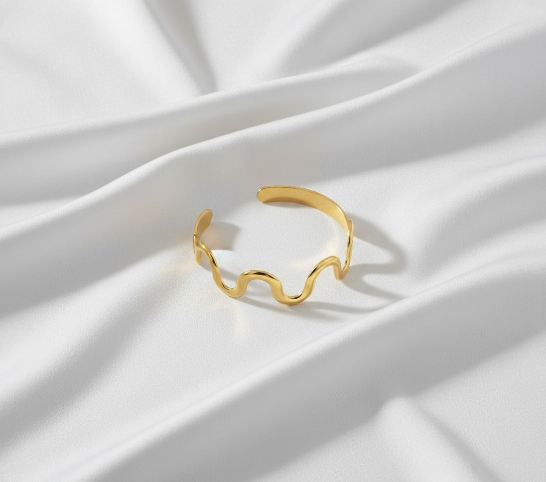 Elegance Korean Kada Bracelet – Gold Finish